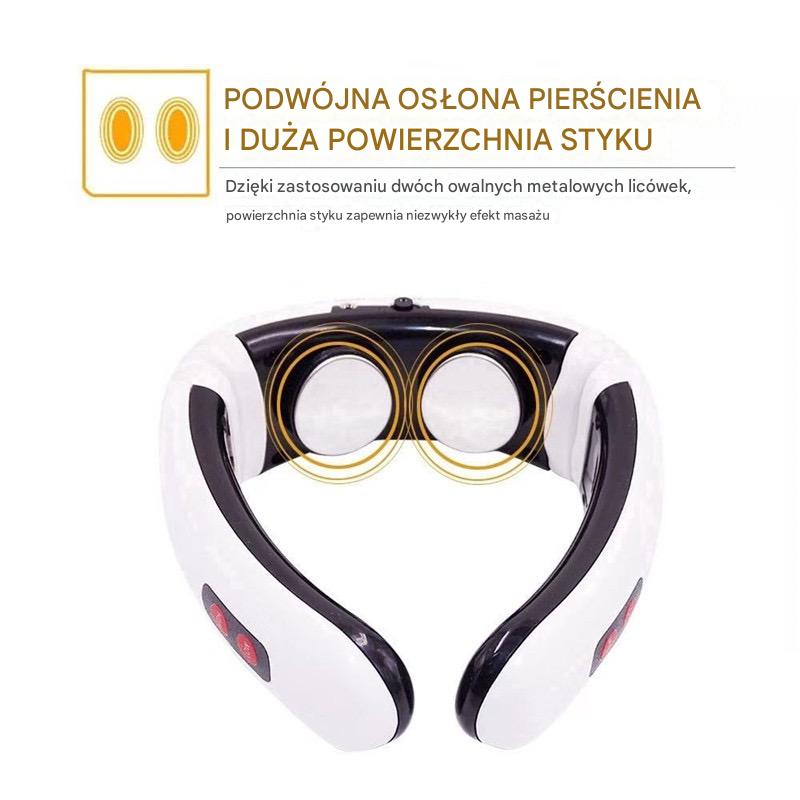 Przenośny masażer szyi na podczerwień – urządzenie do łagodzenia bólu szyi i relaksu – idealny prezent