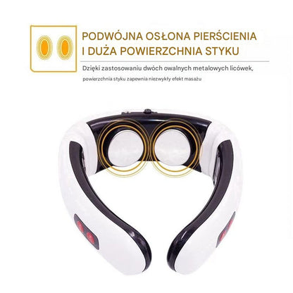 Przenośny masażer szyi na podczerwień – urządzenie do łagodzenia bólu szyi i relaksu – idealny prezent