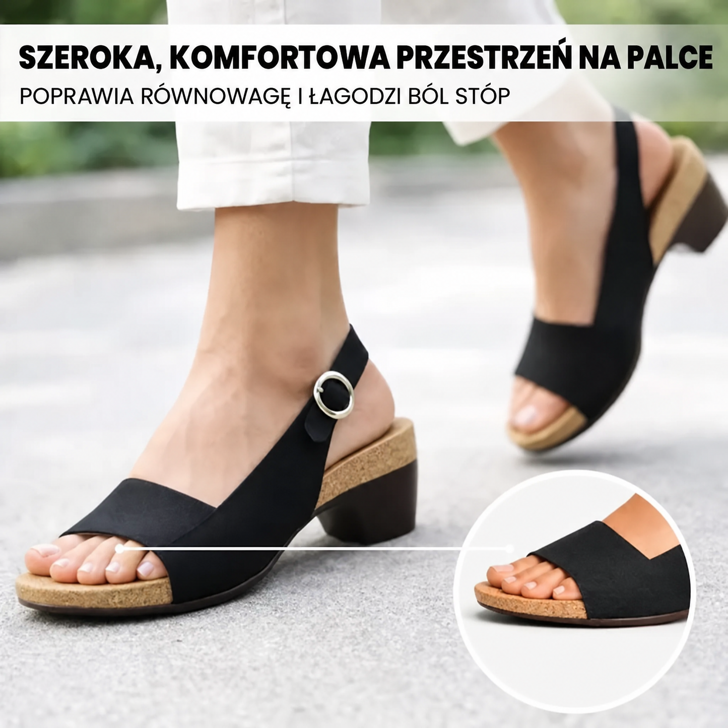 Poeurva wygodne sandały z antypoślizgową podeszwą – maksymalny komfort · oryginalny model