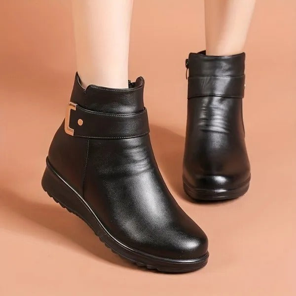 Miękkie i wygodne buty damskie wykonane z prawdziwej wełny i premium skóry (wsparcie łuku stopy – ułatwia chodzenie)🔥🔥