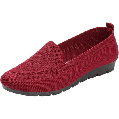 Lekkie wsuwane oddychające buty ortopedyczne z dzianiny z podparciem łuku | rozmiary 35–47 | komfort dla seniorów przez cały dzień 🔥