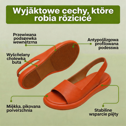 Poeurva – wygodne sandały damskie | ergonomiczne wsparcie