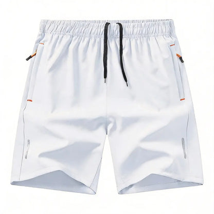 [🎉 Ekskluzywna oferta dla członków]☀️ Męskie szybkoschnące szorty na lato – przewiewne, sportowe, prosty krój, do kolan, duże rozmiary