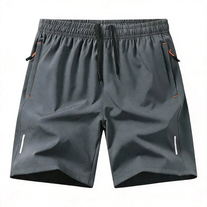 [🎉 Ekskluzywna oferta dla członków]☀️ Męskie szybkoschnące szorty na lato – przewiewne, sportowe, prosty krój, do kolan, duże rozmiary