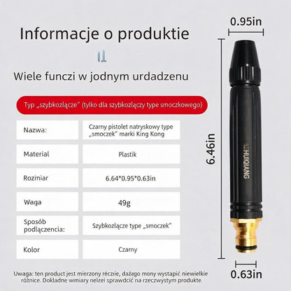 Wysokociśnieniowy pistolet do podlewania – Zamień wąż ogrodowy w skuteczne narzędzie do czyszczenia