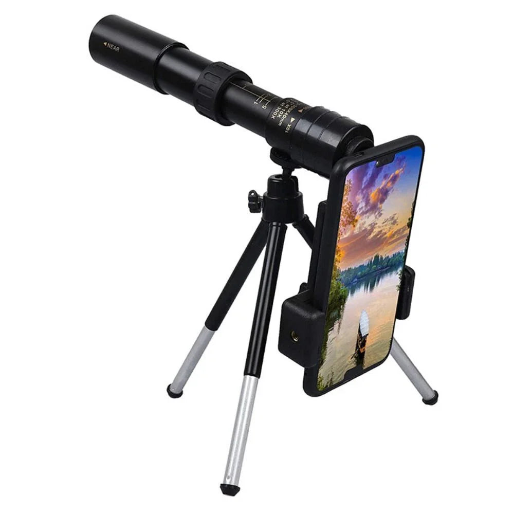 10–300× Zoom HD przenośny, wysokowydajny teleskop do obserwacji na duże odległości, specjalnie zaprojektowany do oglądania ciał niebieskich i gwiazdozbiorów